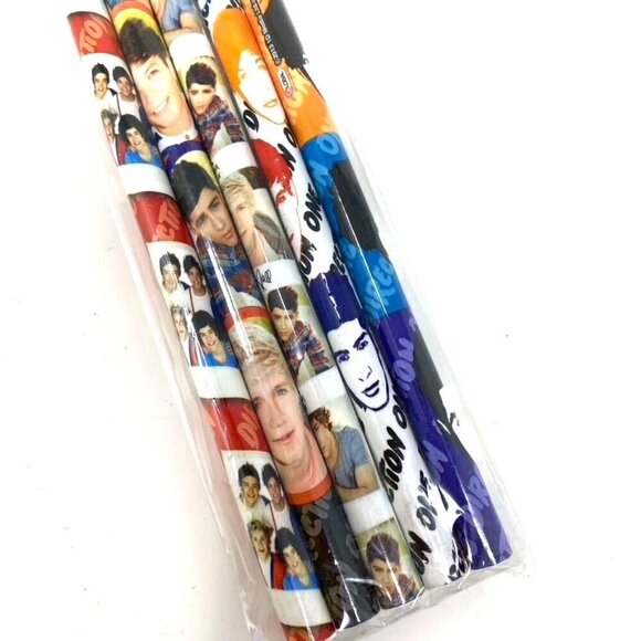 1D One Direction Fan Pencils 5 CT NWT Boy Band Collectible Sealed - Picture 6 of 6